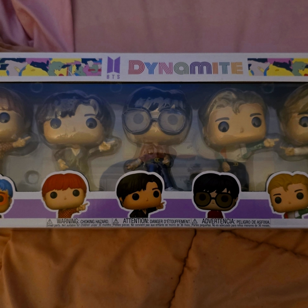 BTS Dynamite Funko Pop Set